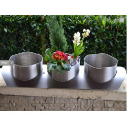 Jardinière Bamboo Arom – Jardinière inox élégante pour vos plantes aromatiques
